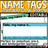 Name Tags - Desk Plates - Back to School - Classroom Decor