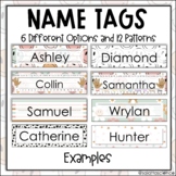 Name Tags | Desk Tags | Calm Colors | Smiley Face Tags | C