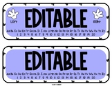 Name Tags EDITABLE - Disney Theme