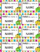 name tags editable rainbow by joyful in kinder tpt