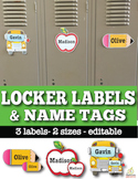 Name Tags & Locker Labels (Editable)