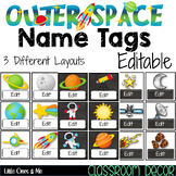 Name Tags Labels Editable Outer Space Planets