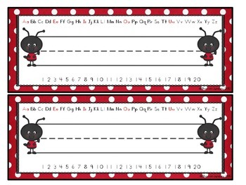 ladybug themed name tags by shanon juneau we are better together