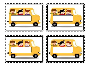 School Bus Name Worksheets Teaching Resources Tpt