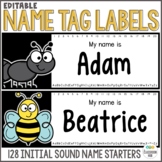 Name Tag Labels - Beginning Sounds
