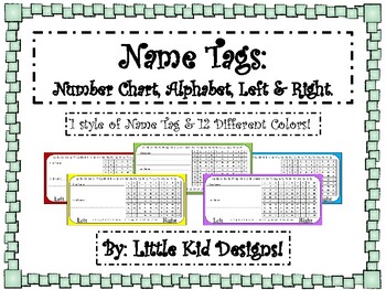 Alphabet And Numbers Chart