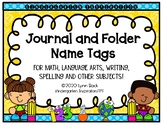 Journal Labels and Folder Labels