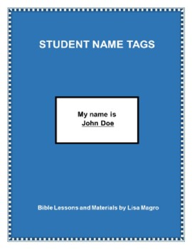 sunday school name tag templates
