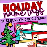 Name Tags for Students or Bulletin Boards - Holiday, Chris