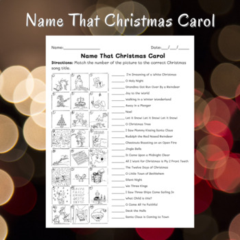 Preview of Name That Christmas Carol
