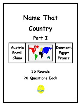 Name the 20 Random Countries in the World Quiz - By davidsomodio