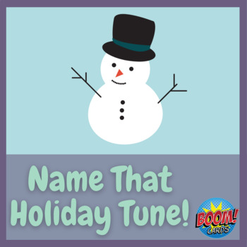 Preview of Name That Holiday Tune! Boom Cards | Distance Music Learning