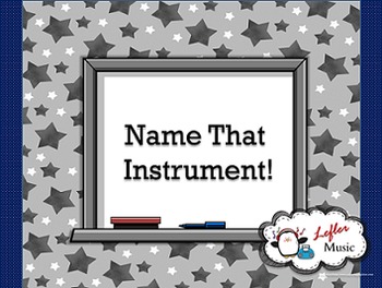 Preview of Name That Instrument: A Musical Instruments of the Orchestra Recognition Game