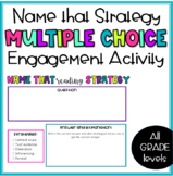 Name That Strategy: Multiple-Choice Activity