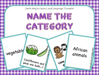 Preview of Name The Category