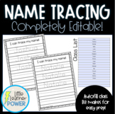 Name Tracing Writing Practice Sheets (version 2), Editable