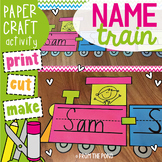 Name Train Paper Craft
