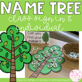 Name Tree - Class Sign In and Individual Activities