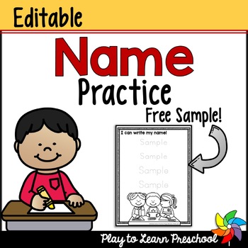 Preview of Name Worksheet - FREE