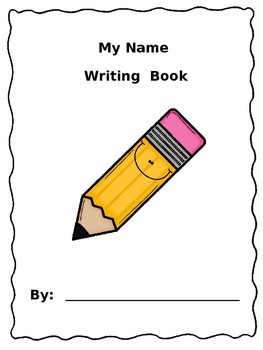 Preview of Name Writing Book for Preschool and Kindergarten