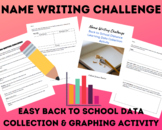 Name Writing Challenge - Easy Back to School Distance Lear