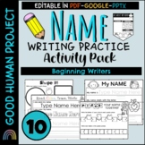 Name Writing Practice Activity Pack for Beginning Writers 