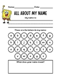 Name Writing Practice (Various Characters)