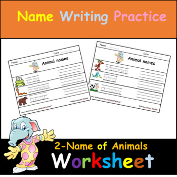 Name Writing Practice Worksheet 