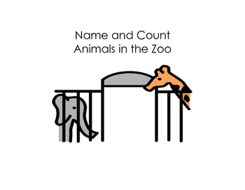 Preview of Name and Count: Animals at the Zoo