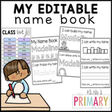 Editable name book | Class book | Name activities