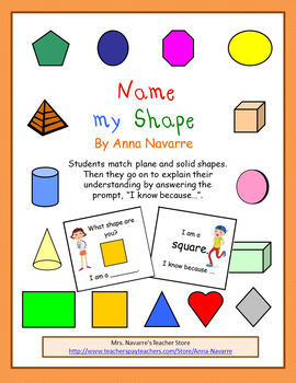 Preview of Name my Shape Cards