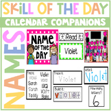 Name of the Day Calendar Companion (Preschool and Kindergarten)