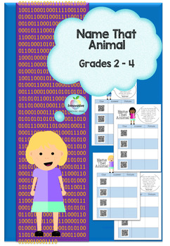 Preview of Name that Animal QR Code Challenge | STEM for Juniors | Interactive | Audio