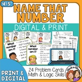 Place value and Number Sense Math Task Cards: Name that Number!