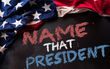 Preview of Name that President (Presidential Trivia Game)