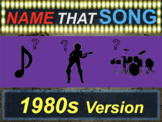 Name that Song, Artist, Genre - 1980s Version (interactive