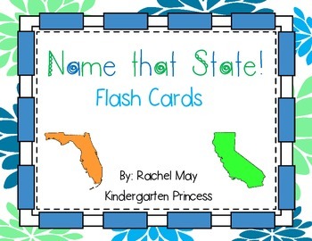 Preview of Name that State Flash Cards