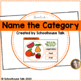 Name the Category Boom Cards ™ for Distance Learning Speec