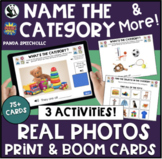 Name the Category & More Cards with Real Photos for Speech