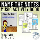 Name the Notes Sing Along Song Coloring & Music Activity Book #