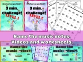 Name the music notes - Digital, Printable, Interactive, Videos