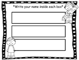 Name writing/tracing practice