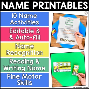 Easy Way To Help Your Child Learn Their Name - FREE Editable Name