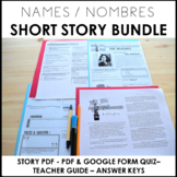 Names Nombres - Julia Alvarez - Short Story Lesson Plan & 