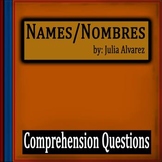 Names Nombres by Julia Alvarez - 10 Comprehension Question