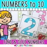 Numbers, Numbers, Numbers! Cut & Paste Number Recogniton Printables to 10