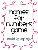 Names for Numbers Game