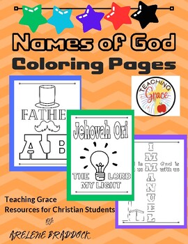 Preview of 20 Names of God Coloring Pages