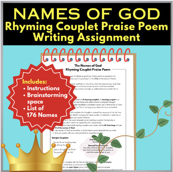 Preview of Names of God | Creative Writing | Rhyming Couplet Poem