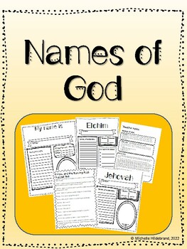 Preview of Names of God Lessons